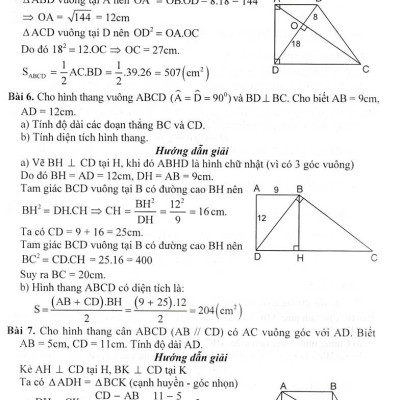 Giải Nhanh Các Chuyên Đề Hình Học 9 