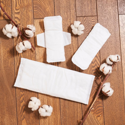 Băng Vệ Sinh Organic Dùng Ban Đêm Cotton Labo Organic Napkin For Night - 36cm (7 Miếng/Gói)