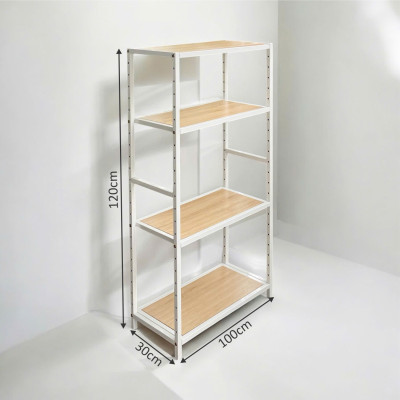 Kệ sắt 4 tầng Enter KG100120-4 100x30x120cm