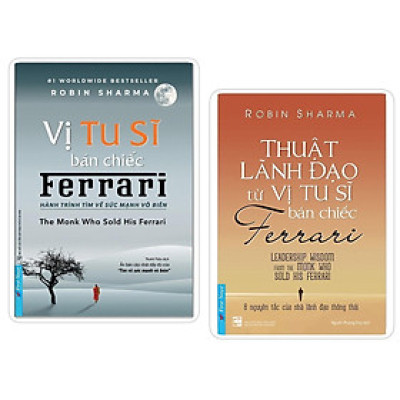 Sách - Vị Tu Sĩ Bán Chiếc Ferrari + Thuật Lãnh Đạo Từ Vị Tu Sĩ Bán Chiếc Ferrari - Combo 2 Cuốn - First News