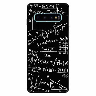 Ốp lưng in cho Samsung S10 Plus Mẫu Toán Học 1