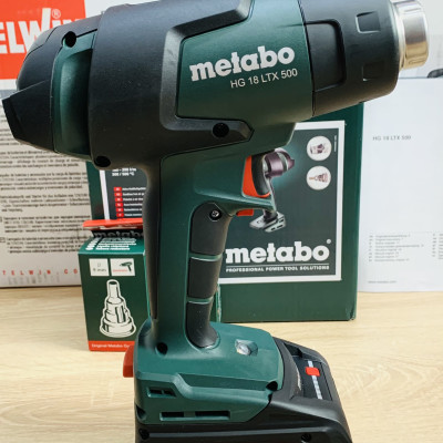 Máy Thổi Hơi Nóng Dùng Pin Metabo HG 18 LTX 500