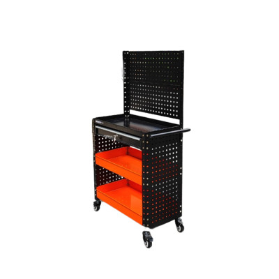 XE ĐẨY DỤNG CỤ 3 NGĂN CÓ NGĂN KÉO TỦ ĐỒ NGHỀ 3 NGĂN CÓ NGĂN KÉO CÓ TẤM TREO XE ĐẨY DỤNG CỤ CHO GAGARE