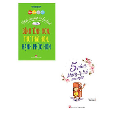 Combo Bình Tĩnh Rèn Con - Chiến Lược Giúp Trẻ Học Hành + 5 Phút Khích Lệ Trẻ Mỗi Ngày (Bộ 2 cuốn)