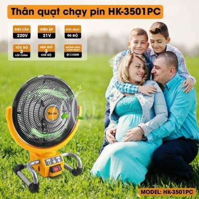 THÂN QUẠT CHẠY PIN 21V BODY HK-3501PC HUKAN - HÀNG CHÍNH HÃNG