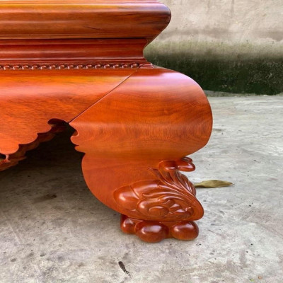 Sập Nằm Gỗ Gụ Dạ Cá Trơn Cỡ Đại Gỗ Gụ Nam Phi