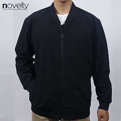 Jacket nam 2 lớp Novelty Casual màu đen NJKMMDMPLB2306002