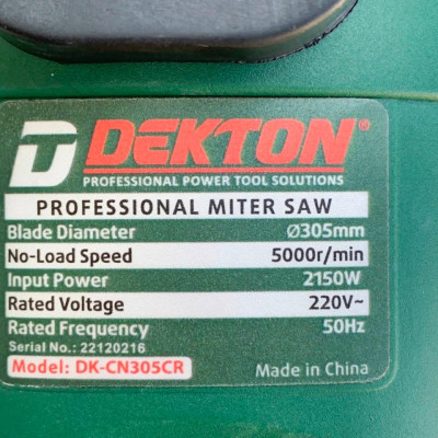 MÁY CẮT NHÔM 305MM DEKTON DK-CN305CR - HÀNG CHÍNH HÃNG