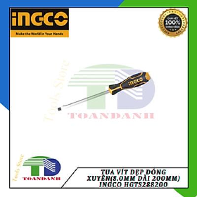Tua vít dẹp đóng xuyên(8.0mm dài 200mm) Ingco HGTS288200