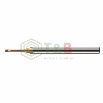 Dao Phay Bo Góc R 4 Me D4xR0.5x12x70L Union Tool Model HRRS4040-05-12S,Dao phay ngón gia công sau nhiệt