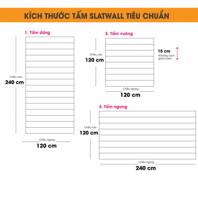 Tấm gỗ xẻ rãnh SMLIFE Slatwall