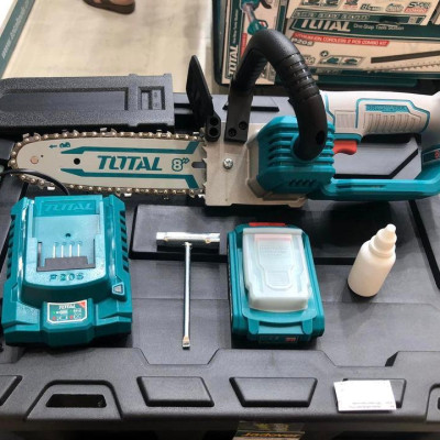 MÁY CƯA XÍCH DÙNG PIN 20V (1 pin 2.0AH +sạc ) TOTAL TGSLI20851 - HÀNG CHÍNH HÃNG