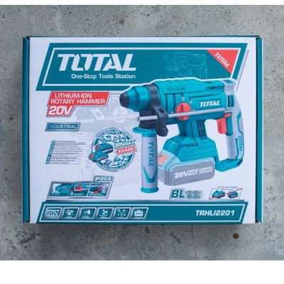 MÁY KHOAN ĐỤC BÊ TÔNG DÙNG PIN 20V 22MM (KHÔNG BAO GỒM PIN VÀ SẠC) TOTAL TRHLI2201 - HÀNG CHÍNH HÃNG