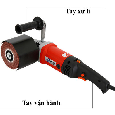 Máy đánh xước inox ABG công suất lớn 1200W, đánh bóng sản phẩm, làm xước, phẳng bề mặt