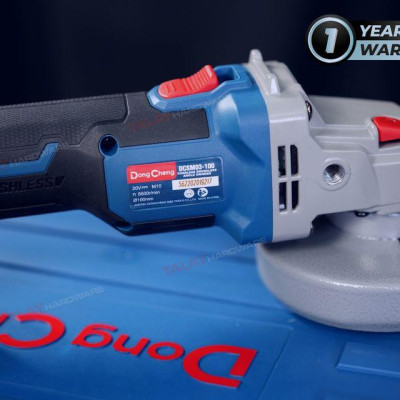 MÁY MÀI GÓC DÙNG PIN 100MM 20V DONGCHENG DCSM03-100EM (GỒM 2 PIN 20V/4AH) - HÀNG CHÍNH HÃNG