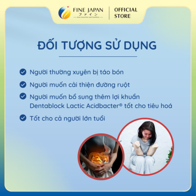 Thạch chất xơ & lợi khuẩn Dietary Fiber Jelly FINE JAPAN hộp 20 thanh