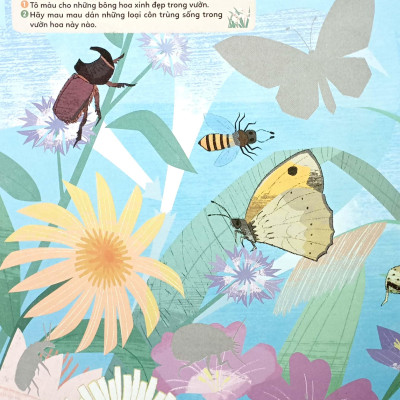 Sticker Bước Vào Thế Giới Thiên Nhiên Kỳ Thú - Tập 2 - Khu Vườn Náo Nhiệt