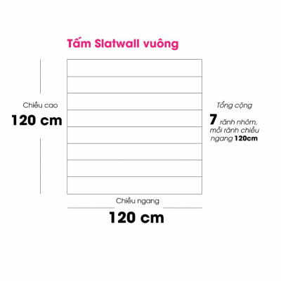 Tấm gỗ xẻ rãnh SMLIFE Slatwall