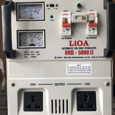 Ổn áp 1 pha LiOA DRI-5000 II NEW2020