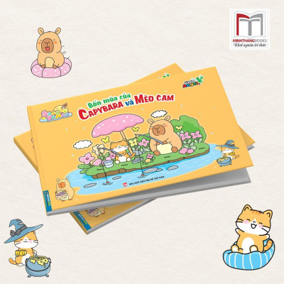 Sách Tô Màu - Baby Three 12 Con Giáp + Capybara Và Mèo Cam + Thị Trấn Nhỏ + Tết Và Lễ Hội + Mèo Cam Và Hamster - Combo 5 Cuốn - Minh Thắng