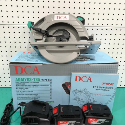 MÁY CƯA ĐĨA TRÒN KHÔNG CHỔI THAN DÙNG PIN 20V (KHÔNG KÈM PIN VÀ SẠC) DCA ADMY02-185Z - HÀNG CHÍNH HÃNG