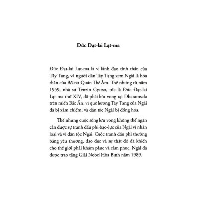 Sách - Cuộc cách mạng từ bi - Đức Đạt-Lai Lạt-Ma - Thái Hà