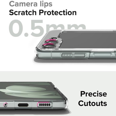 Ốp Lưng Trong Suốt Ringke Slim Dành Cho Samsung Galaxy Z Flip 5 - Hàng Chính Hãng