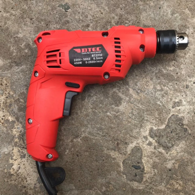 MÁY KHOAN VẶN VÍT DÙNG ĐIỆN 6.5MM BTEC BT2232- HÀNG CHÍNH HÃNG