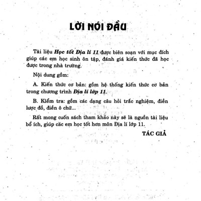 Học Tốt Địa Lí 11 (2018)