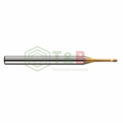 Dao Phay Phẳng 4 Me Cổ Dài D 3 x 16 x 60 L Union Tool Model HLS4030-160,Dao phay ngón gia công sau nhiệt
