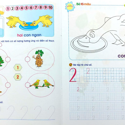 Mai Em Vào Lớp 1 - Vở Bé Làm Quen Với Chữ Số (Dành Cho Trẻ Từ 5 - 6 Tuổi)(Tái Bản)