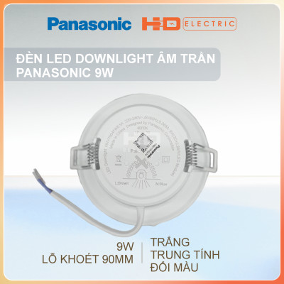 Đèn Led Downlight Âm trần Panasonic 6W 9W 12W ánh sáng trắng trung tính đổi màu