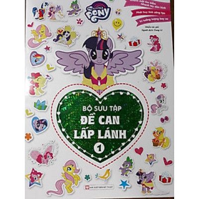 Sách - My Little Pony - Bộ Sưu Tập Đề Can Lấp Lánh 1 - Tân Việt Books