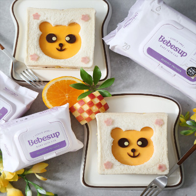 Khăn Ướt Gói Nhỏ Hàn Quốc Bebesup Primier 20 Tờ/Gói Thương Hiệu Bebesup