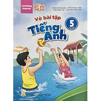 Sách - Learning Journal - Vở bài tập Tiếng Anh lớp 5 tập 1+2 Global Success (HEID)