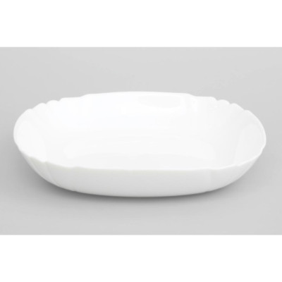 Bộ 3 đĩa(dĩa) thủy tinh sâu lòng Lotusia 22cm N3622*3, thủy tinh không chứa chì, dùng cho lò vi sóng và máy rửa bát