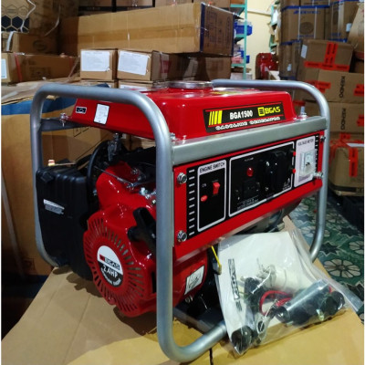 MÁY PHÁT ĐIỆN CHẠY XĂNG BGAS (1200W)  BGA1500- HÀNG CHÍNH HÃNG