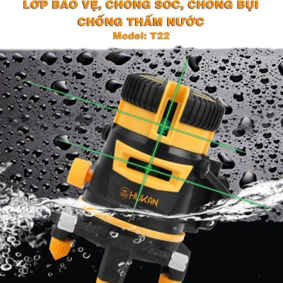 MÁY CÂN BẰNG LASER 5 LINE  T22 HUKAN (1 PIN + 1 SẠC ) - HÀNG CHÍNH HÃNG