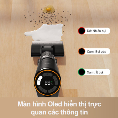 Máy Hút Bụi Lau Nhà Khô & Ướt Dreame H12 Dual - Hàng Chính Hãng