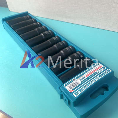 Bộ đầu tuýp 1/2" 10 chi tiết dài 78mm Total THKISD12102L