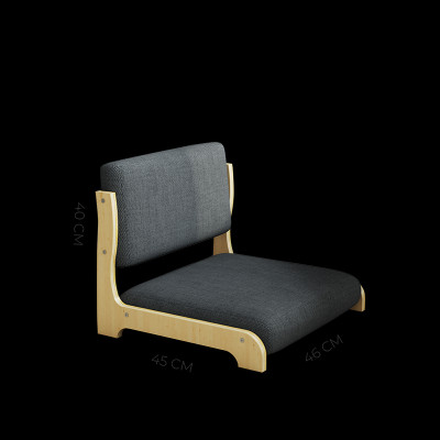 Ghế ngồi bệt kiểu Nhật có tựa lưng mặt đệm êm ái thương hiệu IGA - PG22