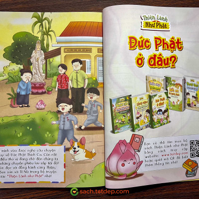 Sách tương tác Thiện Lành như Phật: Đức Phật Ở Đâu? dành cho trẻ em 6-10 tuổi