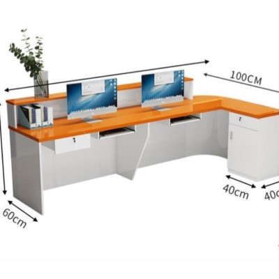 QUẦY LỄ TÂN, QUẦY TIẾP TÂN, QUẦY TÍNH TIỀN, QUẦY THU NGÂN QTT430 - NỘI THẤT LẮP RÁP VIENDONGADV