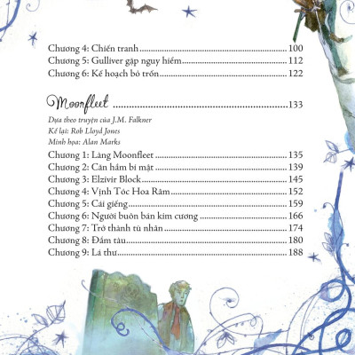 Sách - Illustrated Classics - Những Cuộc Phiêu Lưu Kỳ Thú - Robin Hood, Gulliver Du Ký, Moonfleet