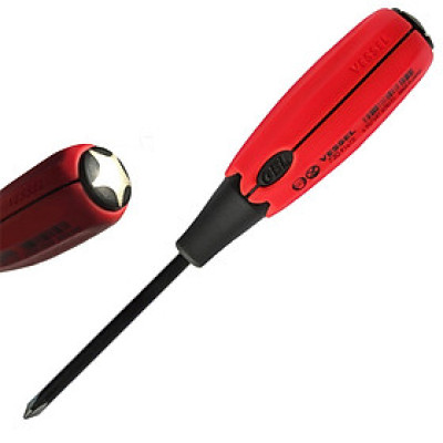 Tô vít đóng mũi (+) tay cầm siêu êm No.730 Vessel sản xuất tại Nhật Bản