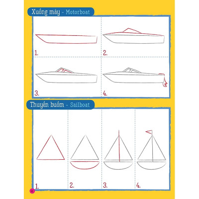 Họa Sĩ Tí Hon - Learn To Draw...  Things That Go! - Nào, Ta Cùng Học Vẽ… Các Loại Phương Tiện!