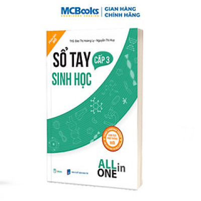Sổ Tay Sinh Học Cấp 3- All In One (Cập Nhật Chương Trình SGK Mới)