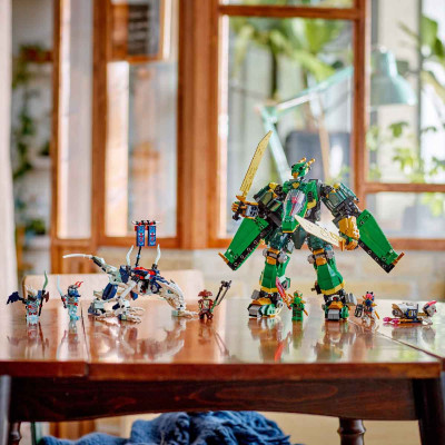 LEGO NINJAGO 71845 Đồ Chơi Lắp Ráp Lloyd Và Chiến Giáp Jet (1112 chi tiết)