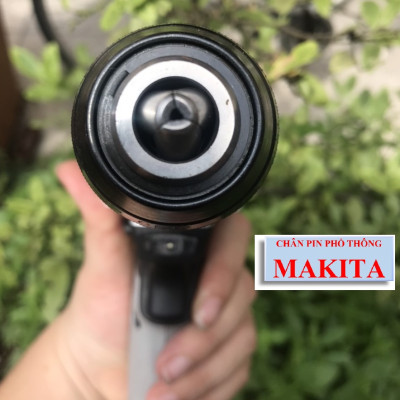 Thân máy khoan pin có búa 13mm, 3 chế độ, Chân pin phổ thông, bảo hành 1 năm