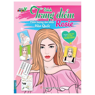 Sách - Trang Điểm Thần Tượng Âm Nhạc Hàn Quốc - Lisa + Rosie - Combo 2 Cuốn - Minh Thắng